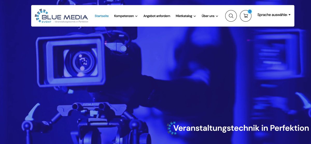 Blue Media Event GmbH – Referenz Agentur Emilian